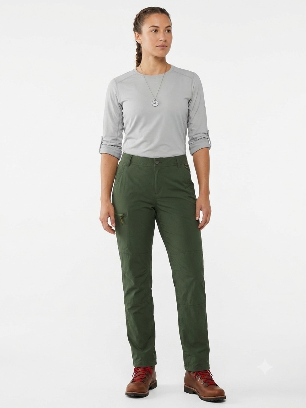 REI Co-op Trailmade Pants in Olive Green